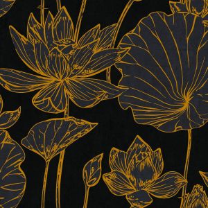 Seabrook Designs AI42306 Koi Floral Abstract Wallpaper